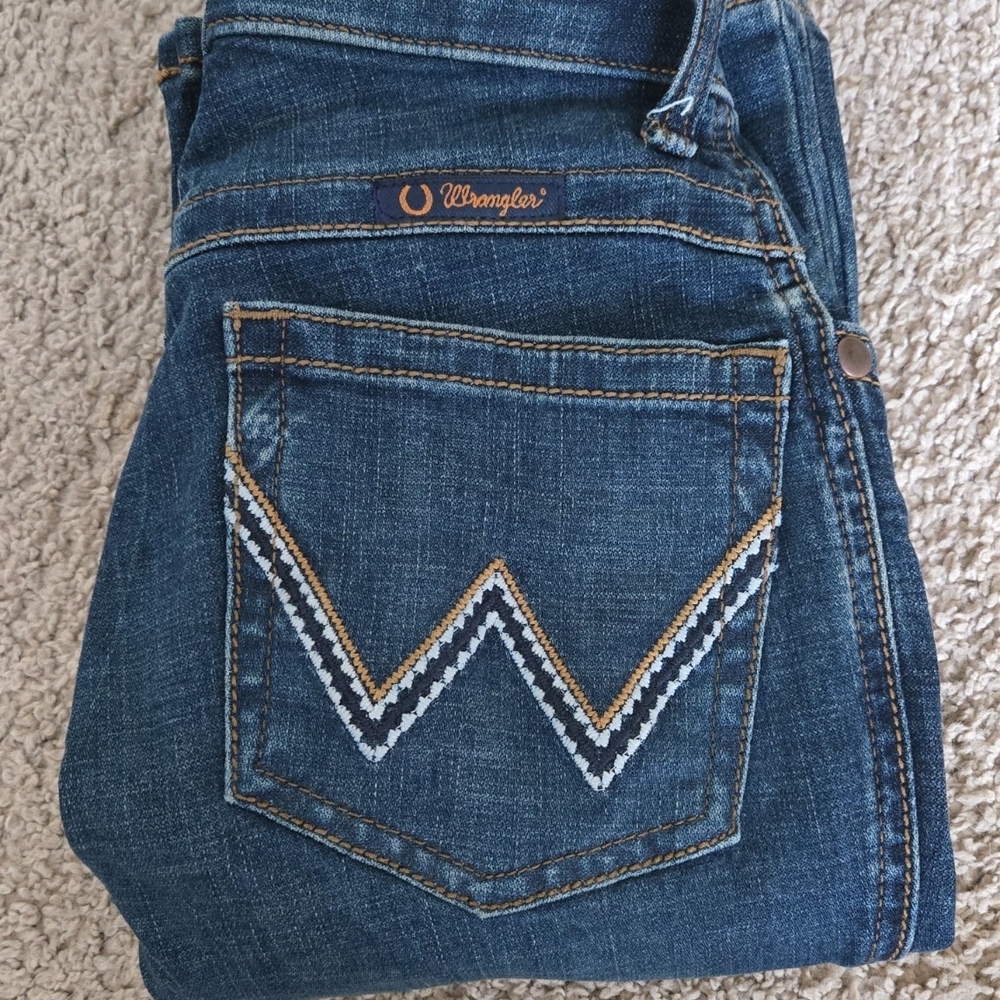 Wrangler Women's Dark Blue Boot Cut Jeans